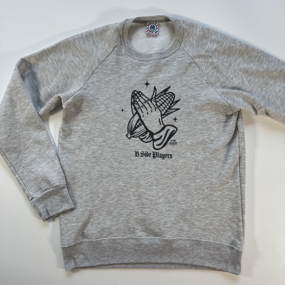 TEAM DREAM Bicycling Team x B Side Players Collab Sweatshirt Gray Medium USA